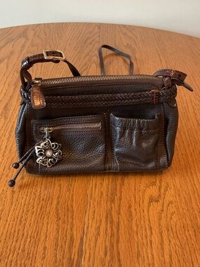 Vintage Brighton Leather Crossbody Purse.